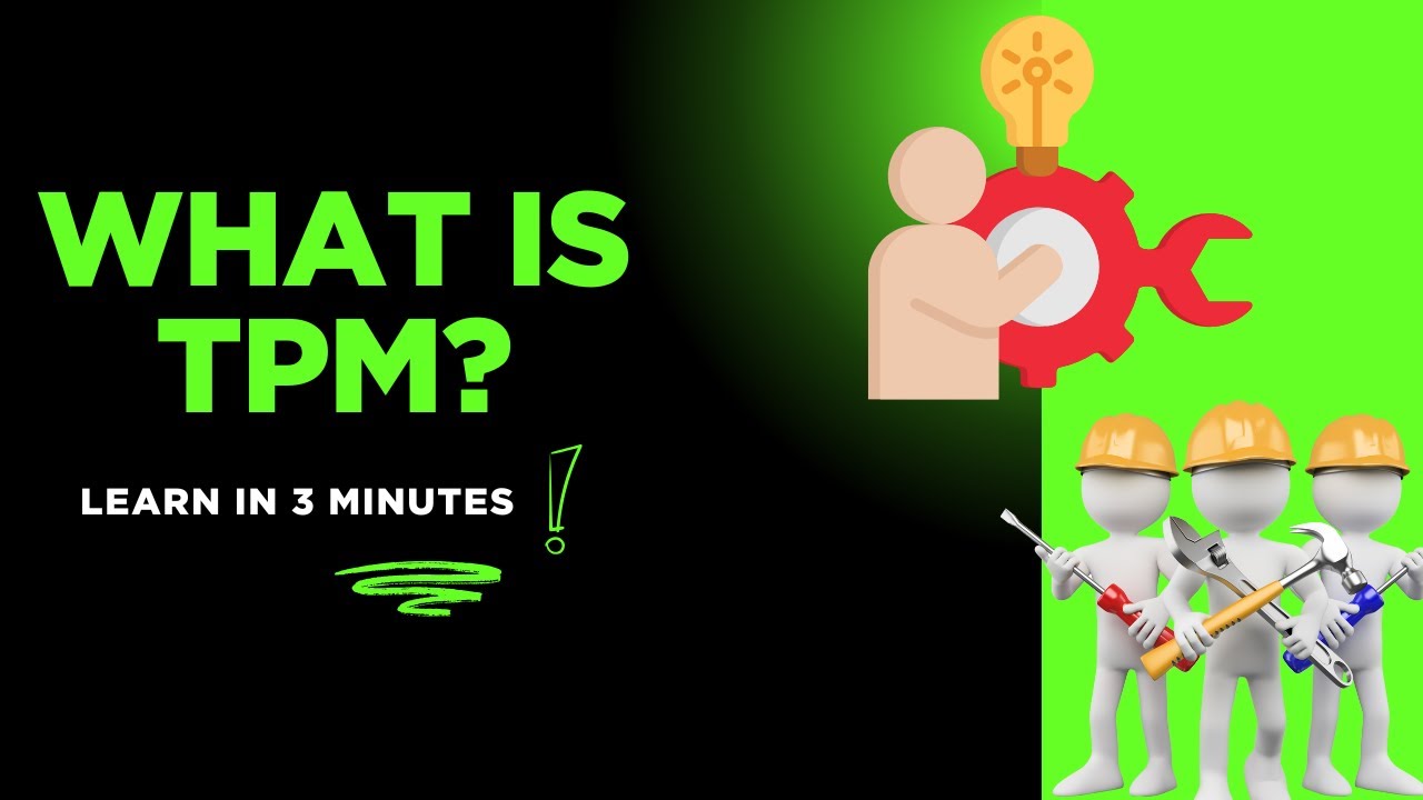 What is TPM? I Total Productive Maintenance I Learn in Just 3 Minutes! I The Lean Six Sigma World