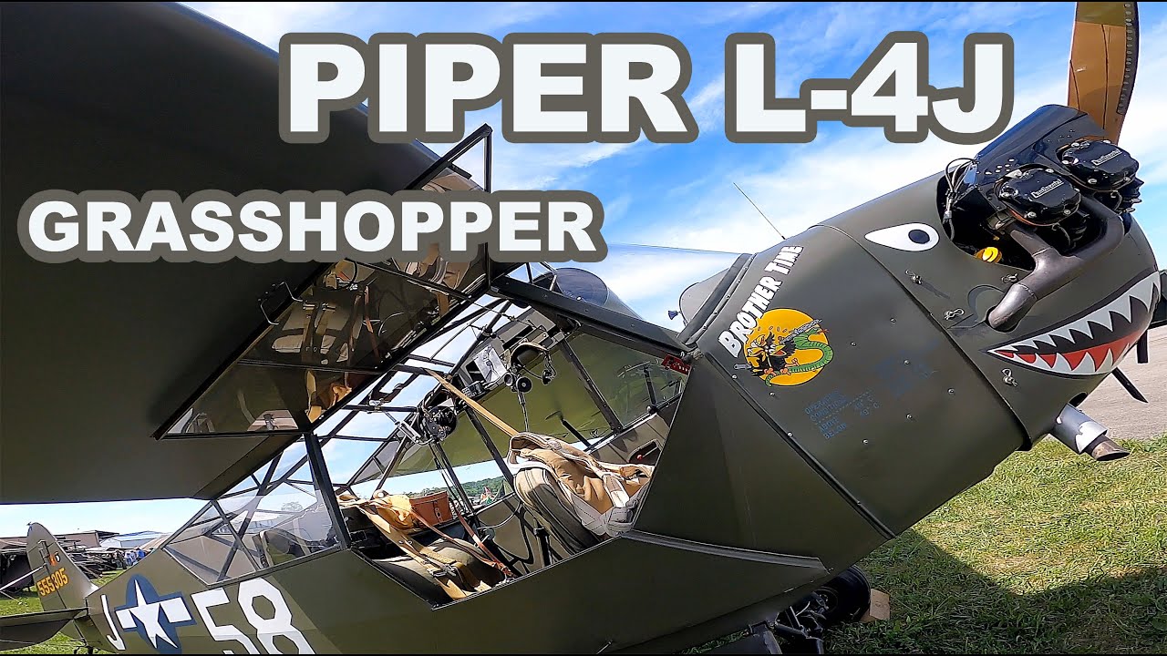 Reading World War II Weekend: Piper L-4 Grasshopper “Brother Time”