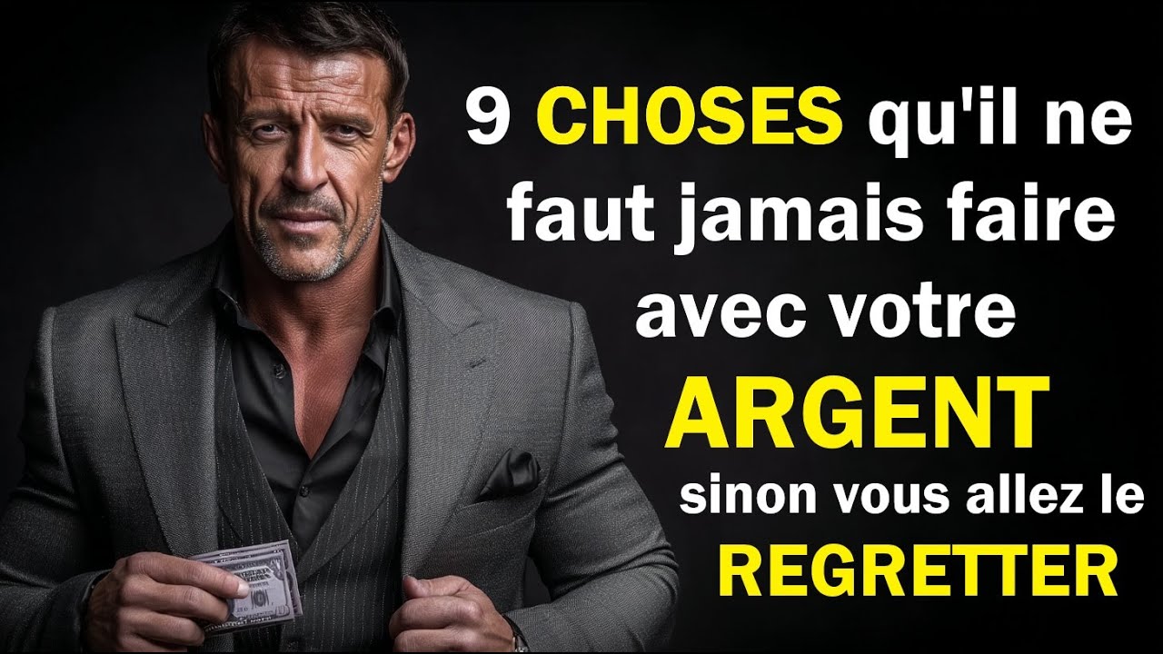 9 choses a ne jamais faire 🖐️⛔️ avec votre ARGENT, pour DEVENIR RICHE