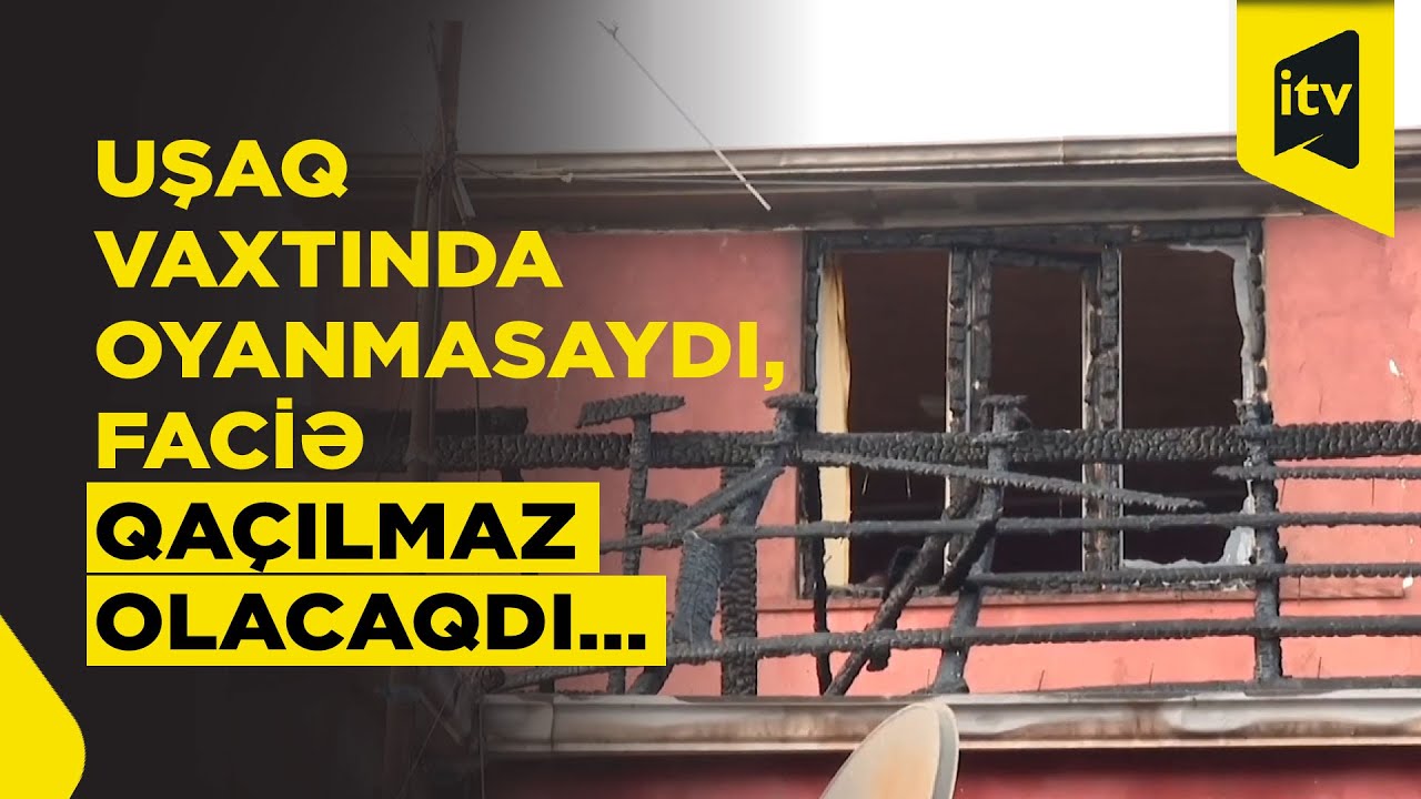 Xırdalanda g&uuml;cl&uuml; yanğın: Qonşuda başlayan yanğın digər evləri də alova qərq etdi