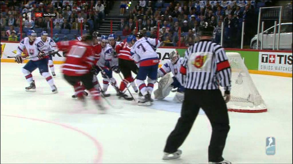 Slovakia - Canada 4:3 - IIHF World Championship 2012 - Quarterfinal - Goals