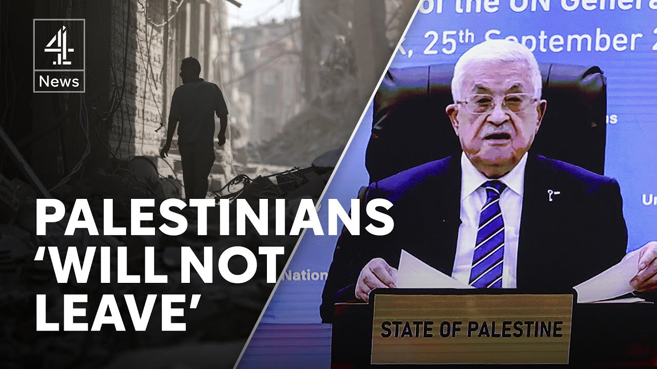 Palestinian President tells UN &lsquo;Palestinians will not leave&rsquo;