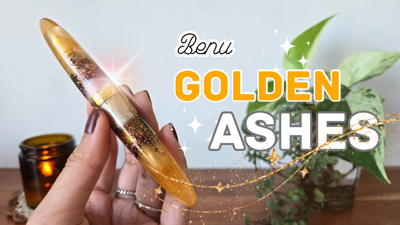 ✨Новый день пера: Benu Golden Ashes (коллекция Minima)