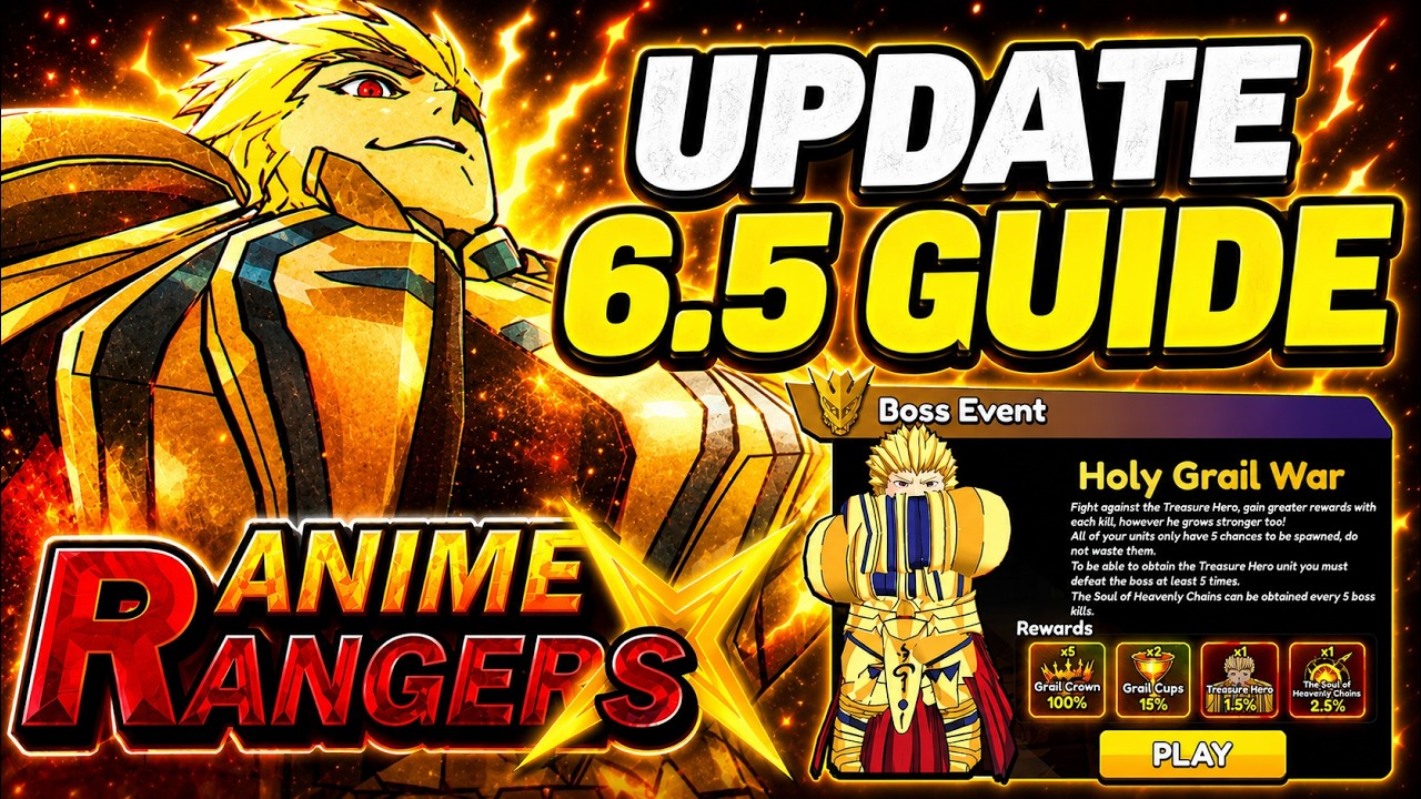Руководство по обновлению 6.5 Anime Re Rangers X!! Как победить босса в событии и получить Сингул...
