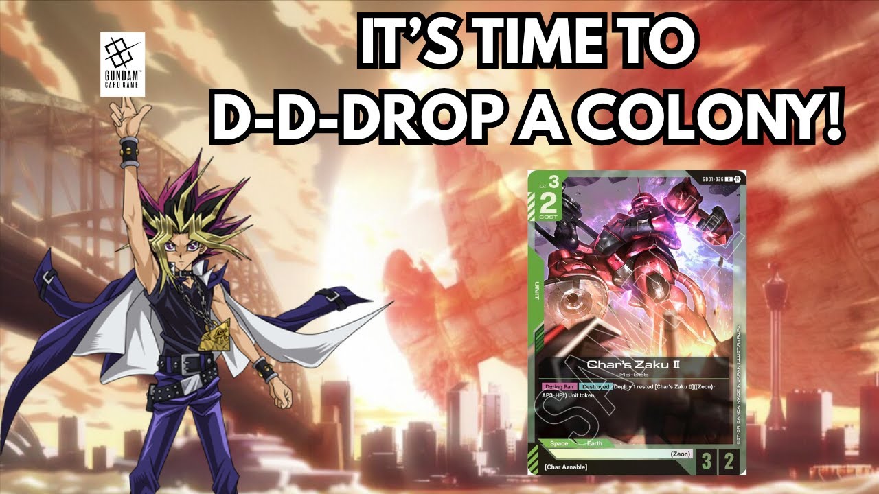 Yugioh player tries new Gundam TCG!