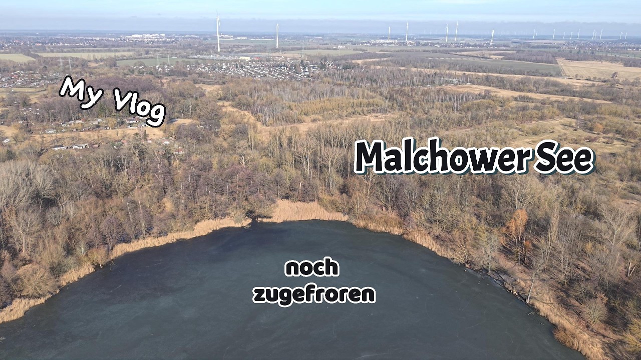 Malchower See, noch zugefroren