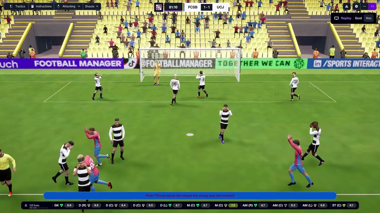 FOOTBALL MANAGER 26 | FCSB - U CLUJ | SUPERLIGA | SEASON 2025 - 2026