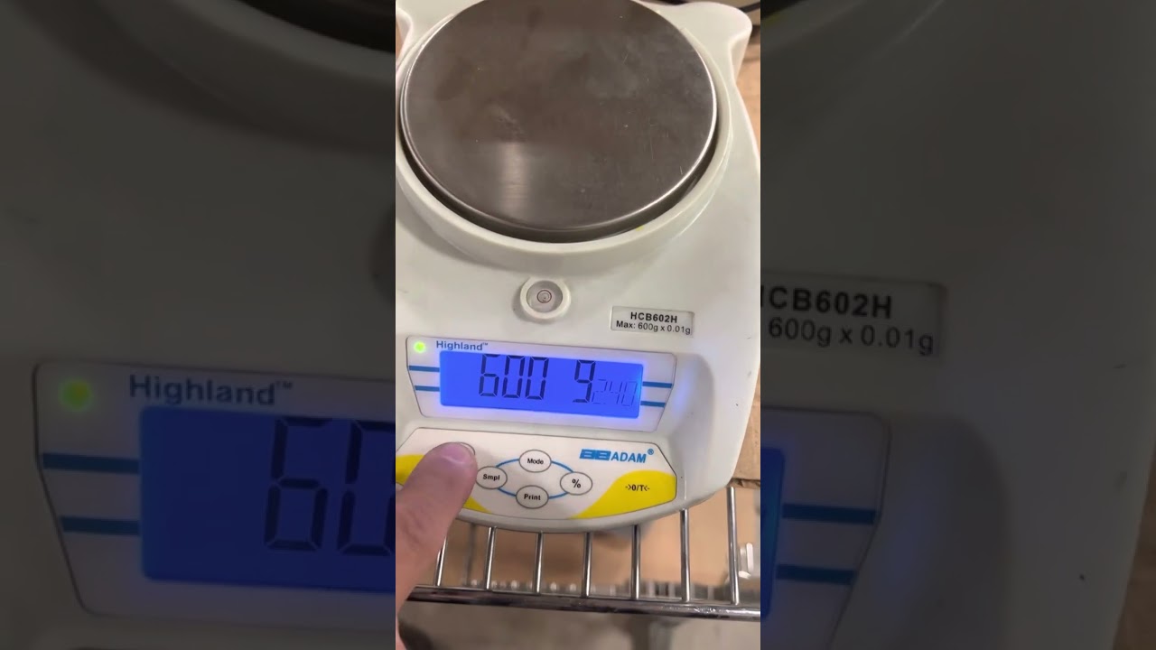 Calibration adjustment of a Adam Highland series or HCB602H