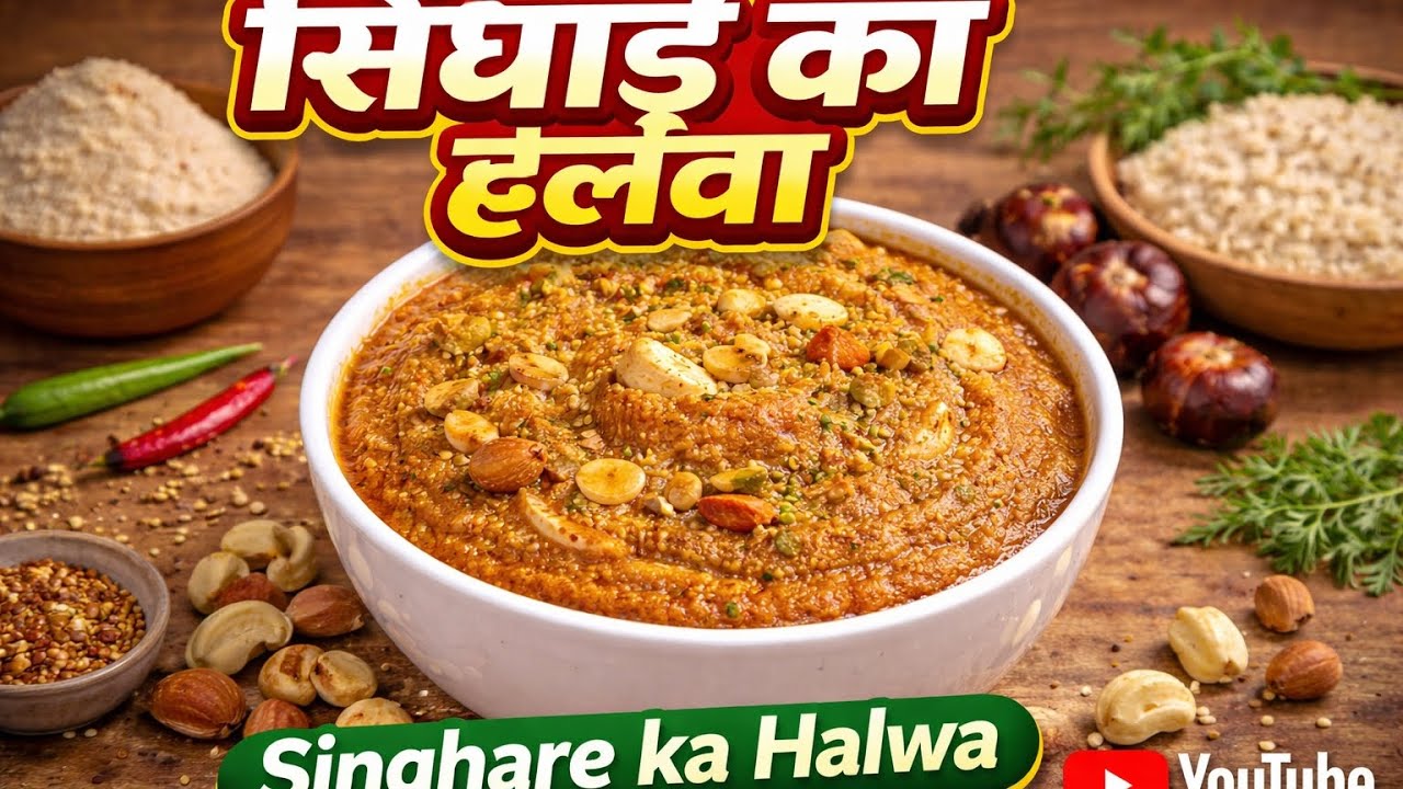 Singhare Ka Halwa Recipe | Rich & Creamy Dry Fruit Halwa | Easy Method @FoodFantastik 