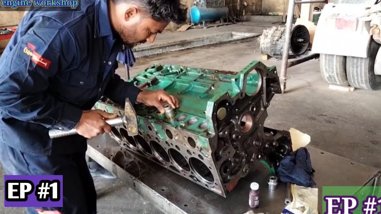 HOW TO ENGINE WATER JACKETS INSTALL | VOLVO WHEEL LOADER WATER JACKETS INSTALLATION | EP #1