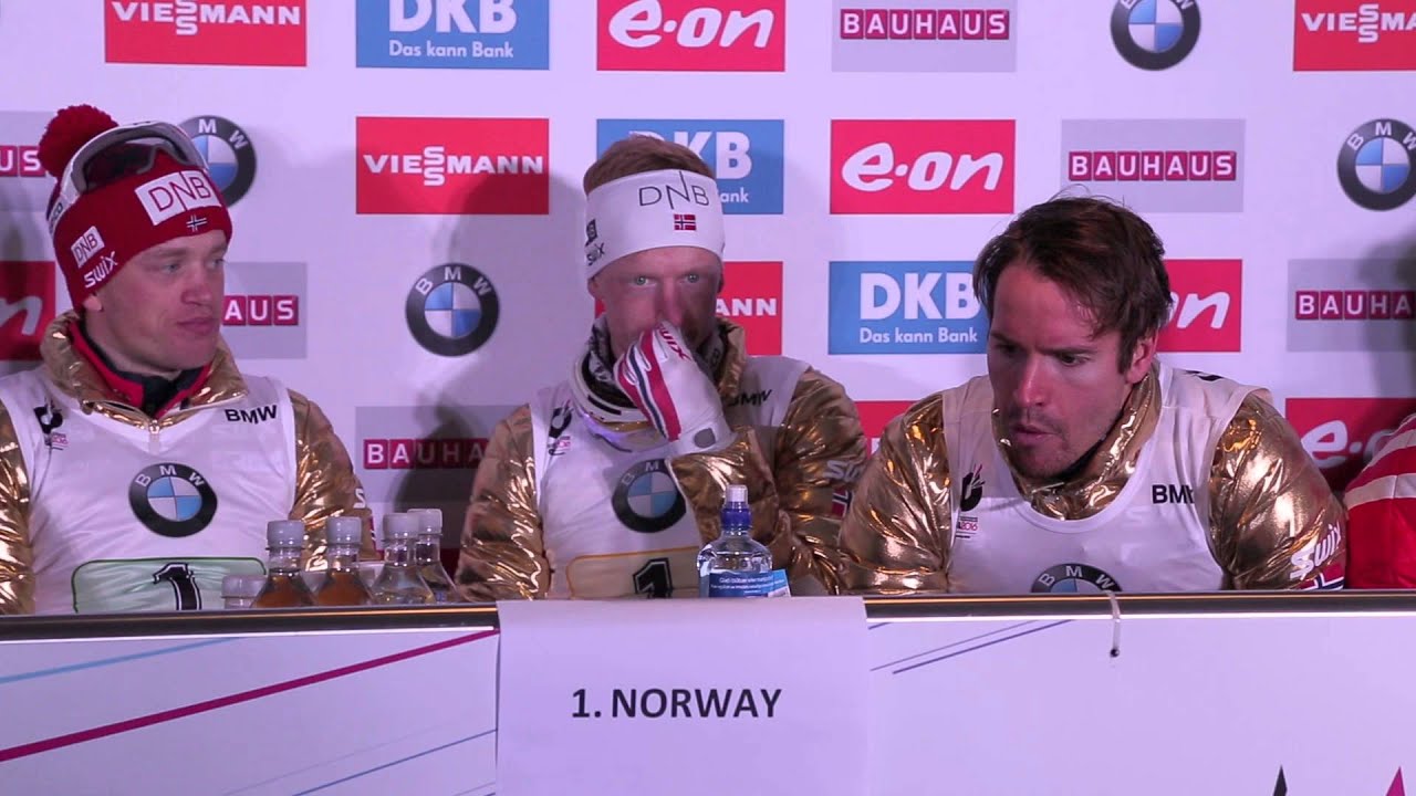 WCH Men's Relay: Norway, Germany and Canada