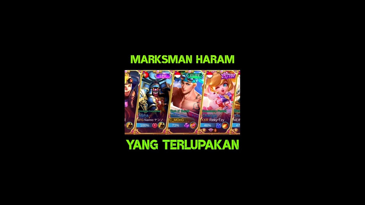 MARKSMAN TERKUAT RRQ TUTURU YANG YANG HAMPIR TERLUPAKAN #Mobilelegends #Clint #Marksman