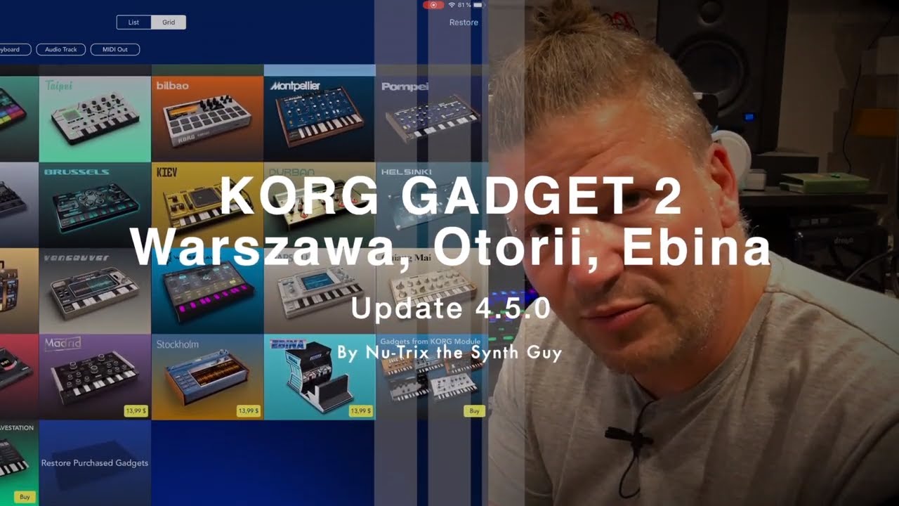 Korg Gadget 2 update brings 3 new gadgets, 2 small 👎 and 1 big 👍