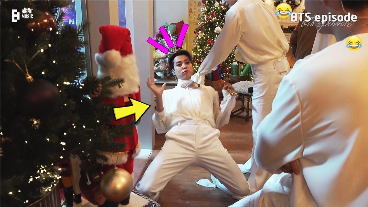 JIMIN BTS in the back of videos