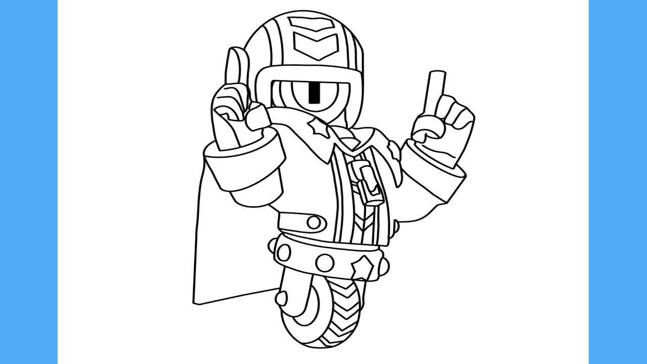 COMO DESENHAR STU DO BRAWL STARS
