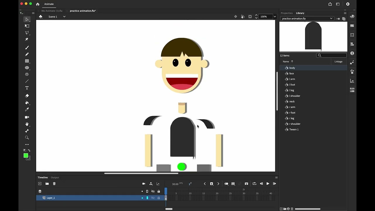 Bone Tool: Adobe Animate