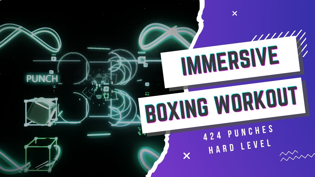 Punch to the Beat | HARD LEVEL | Immersive Cardio Workout (424 Punches, 74 Calories)