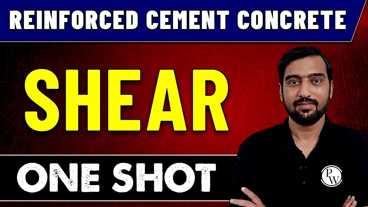 Reinforced Cement Concrete | Shear in One Shot | GATE 2023