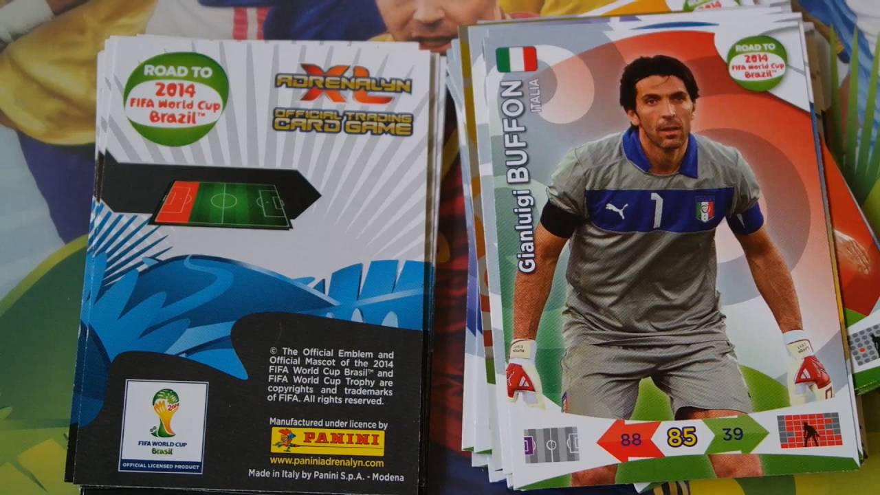 Road to Brasil Adrenalyn XL WM 2014 Booster Unboxing #1