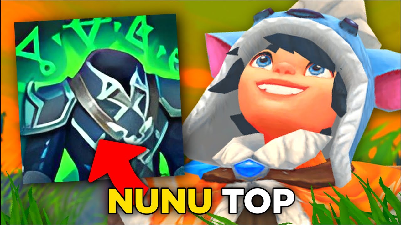 Nunu TOP dużo się leczy w League of Legends