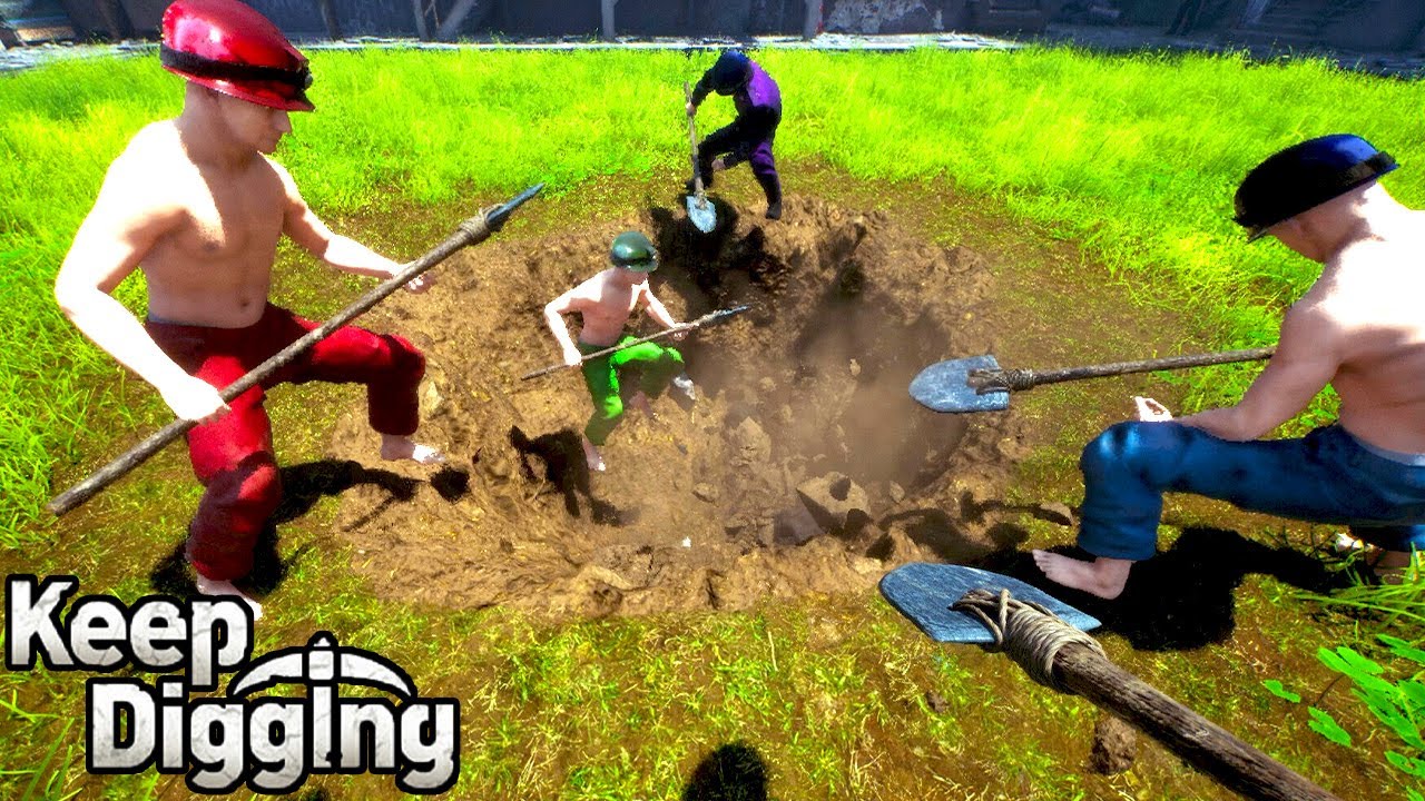 地下1000mまでひたすら穴を掘り続けるゲームがヤバすぎる【Keep Digging / キープディギング】