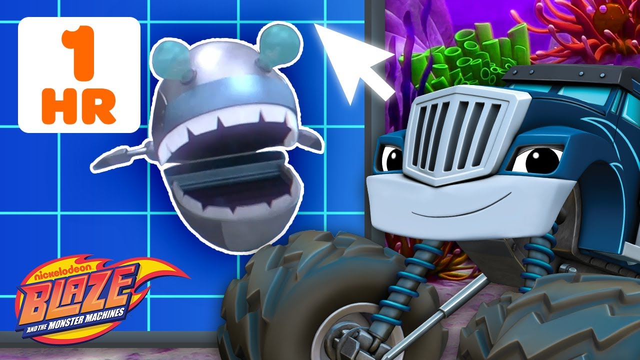 Crusher Builds Robots to Stop Blaze on ANIMAL Missions & Rescues! 🦁 | Blaze and the Monster Machines