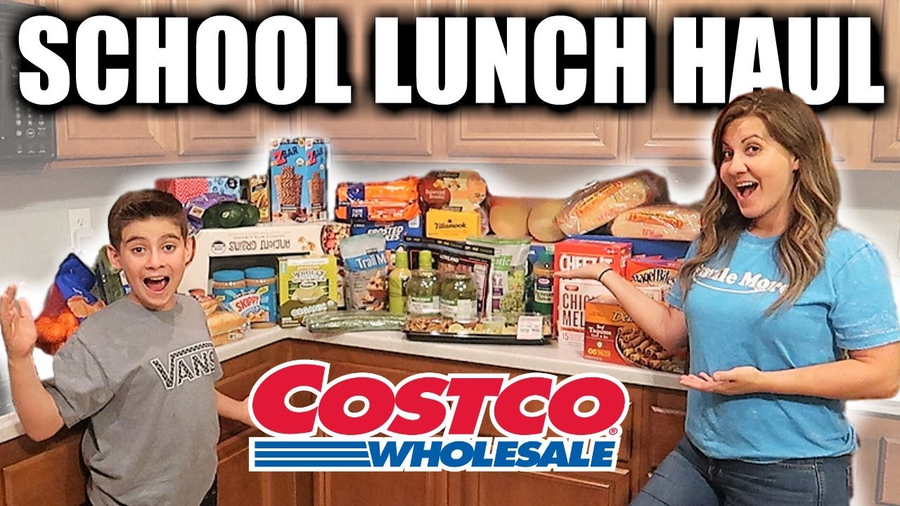 MASSIVE COSTCO GROCERY HAUL |  SNACKS for KIDS SCHOOL LUNCH | Large Family School Lunch Costco Haul