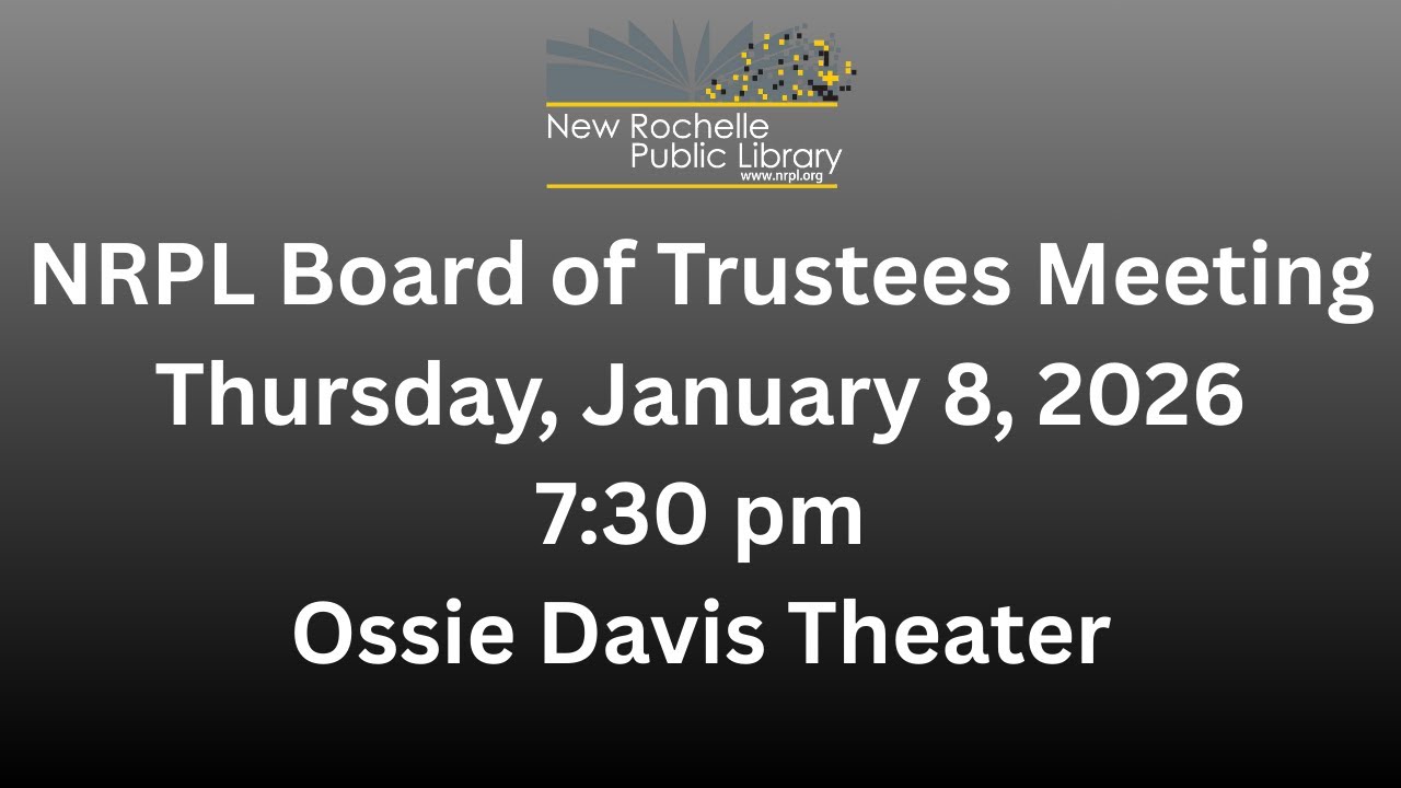 NRPL Board of Trustees Meeting (January 8, 2026)