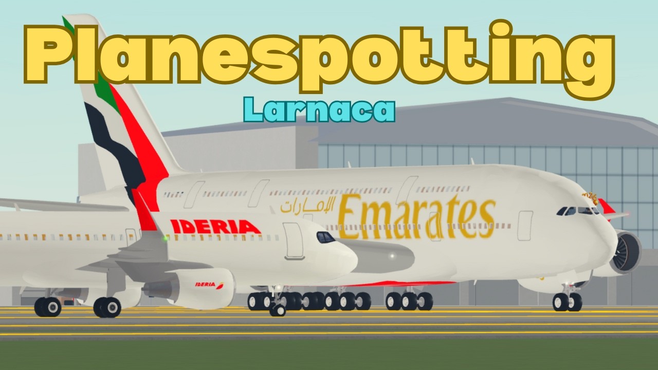 Planespotting at Larnaca ✈️ PTFS | Realistic!