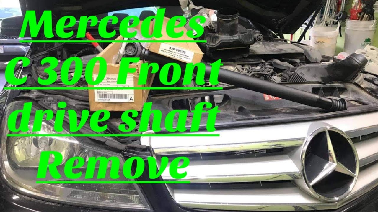 Mercedes C 300 Front Drive Shaft Removal