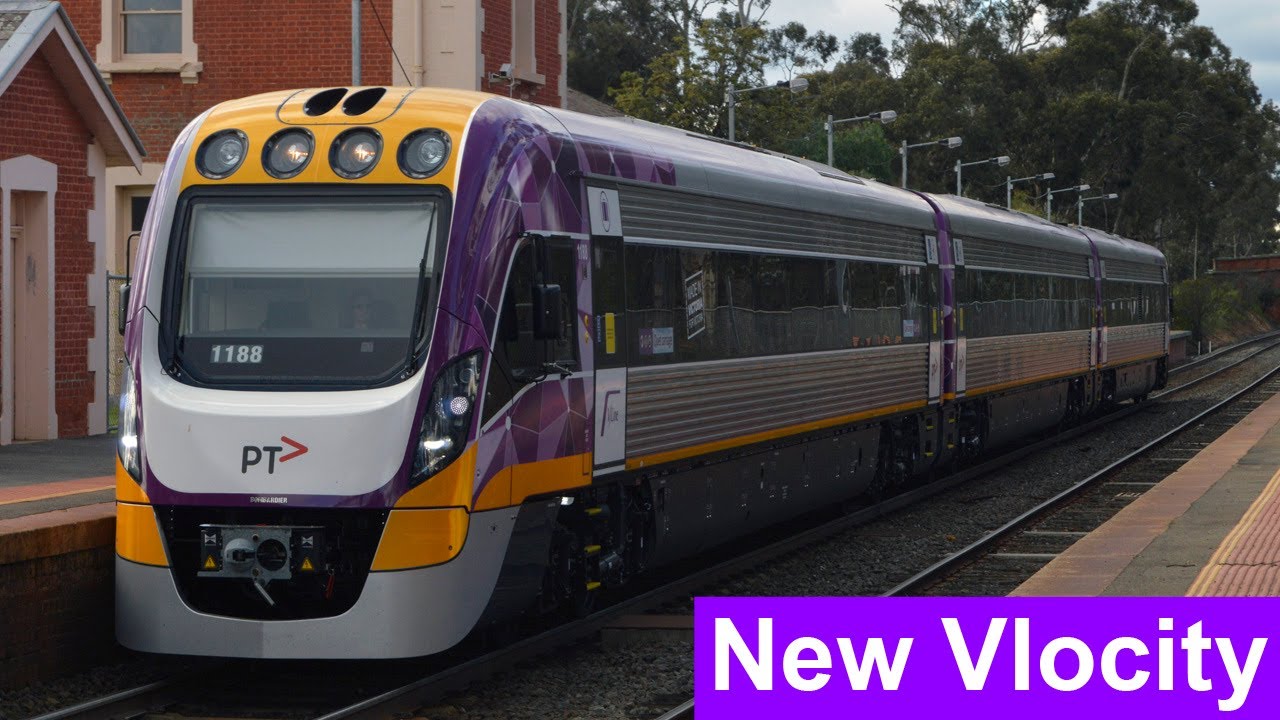 Brand New Generation Vlocity VL88 at Kangaroo Flat - First day of Revenue Service