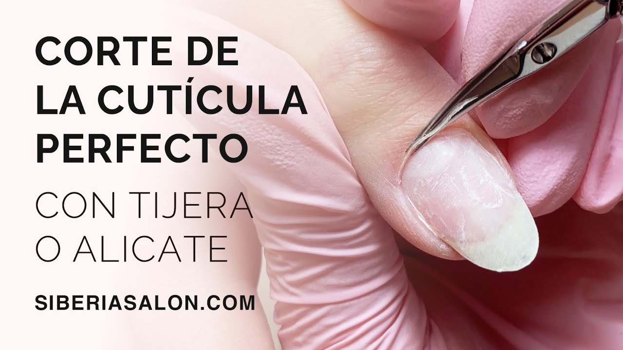 Corte de la cutícula perfecto con tijera o alicate ✂️