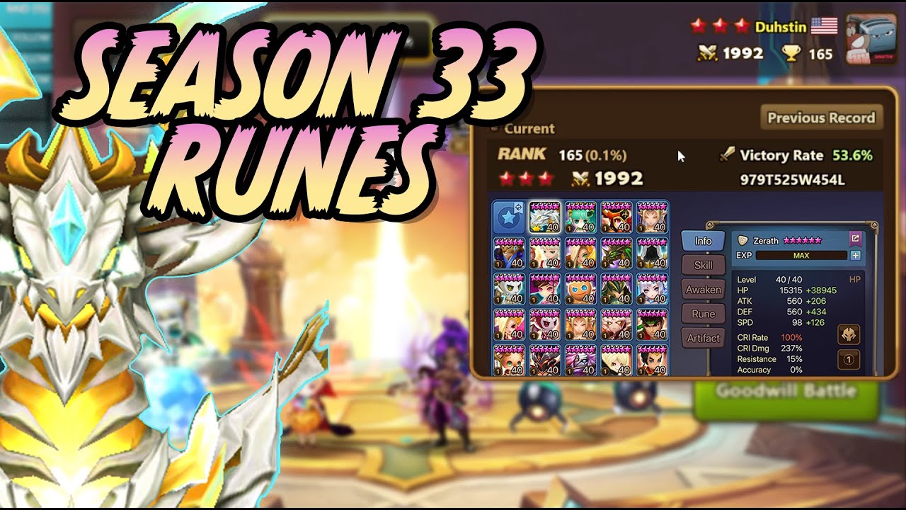 My Season 33 G3 RTA Box! Summoners War