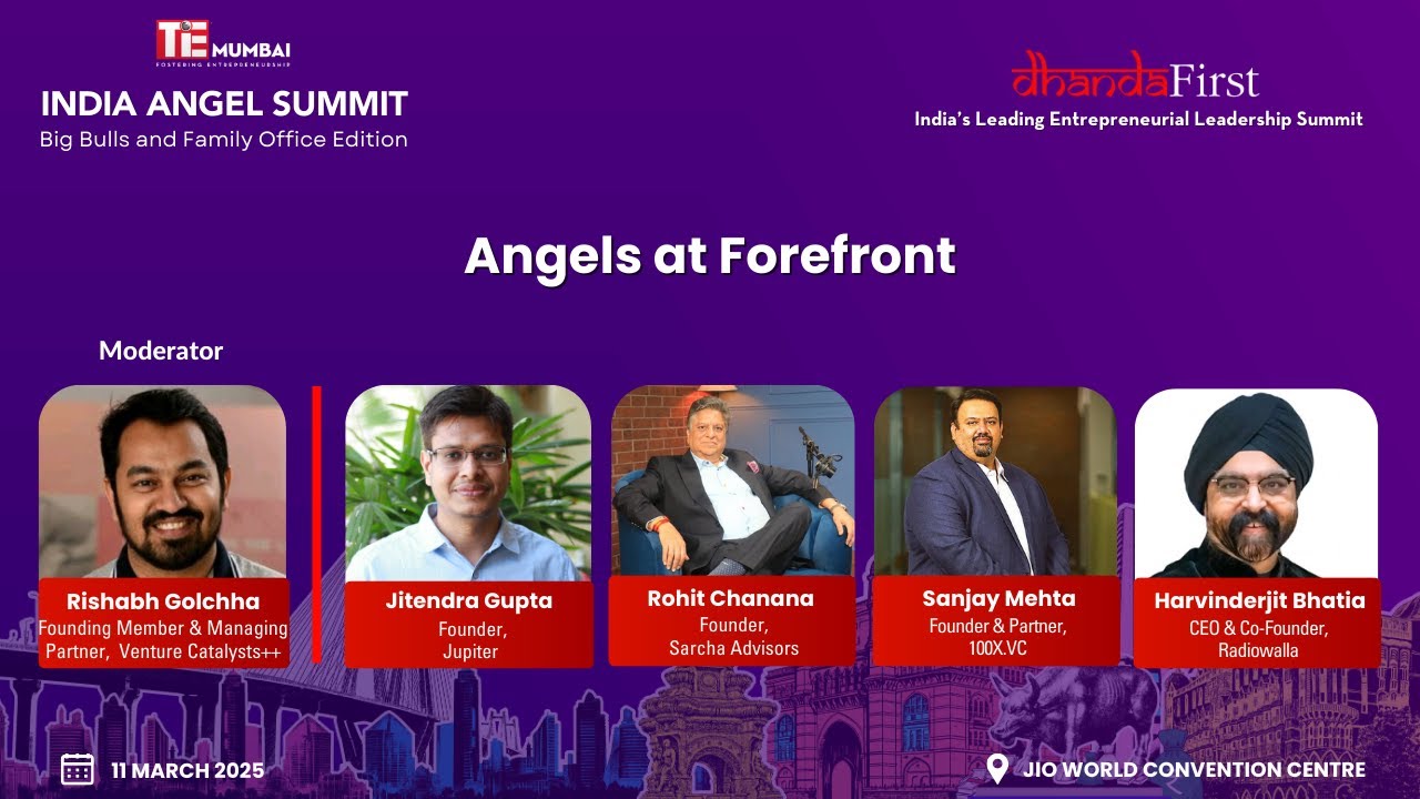 Angels at Forefront | India Angel Summit | TiEcon Mumbai 2025