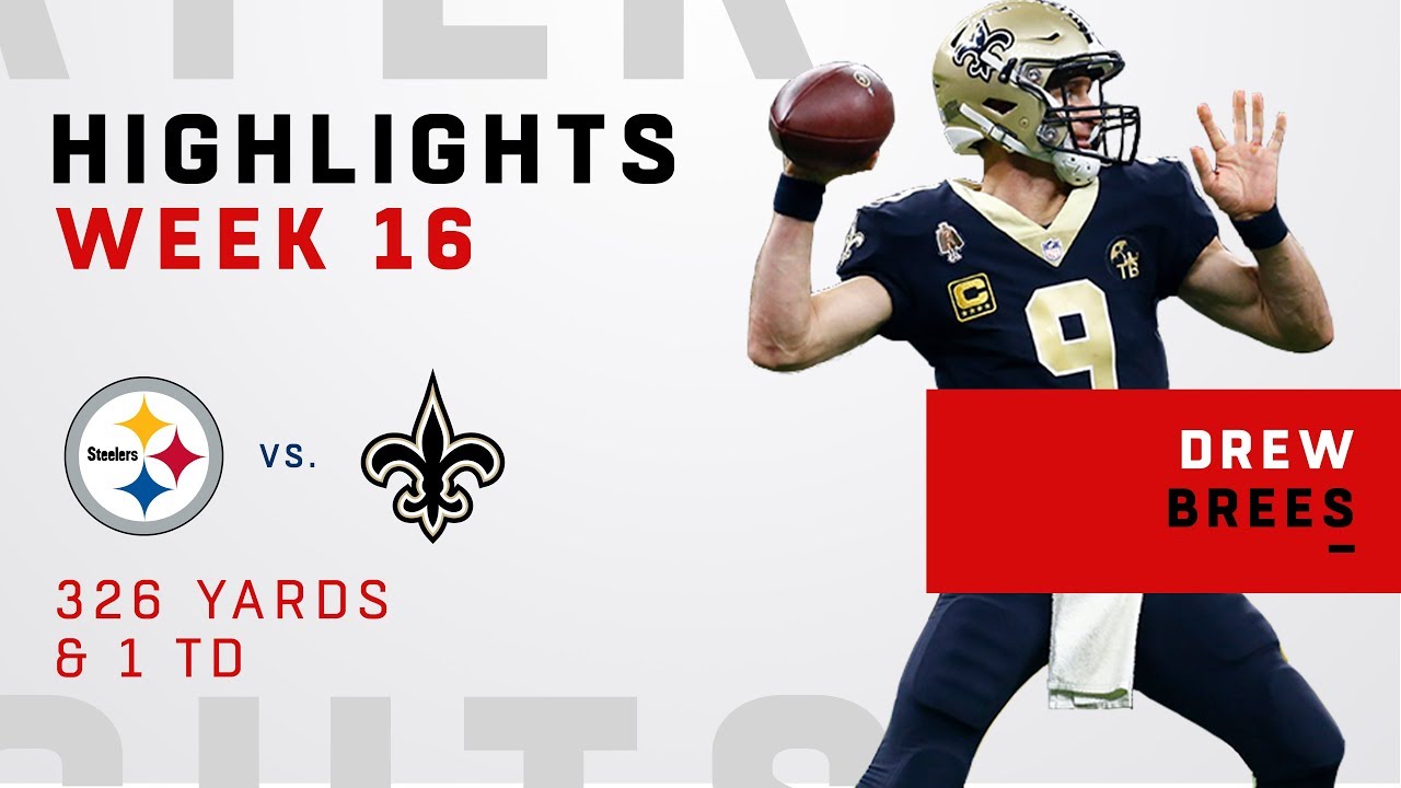 Drew Brees Leads the Saints to Victory Over Steelers
