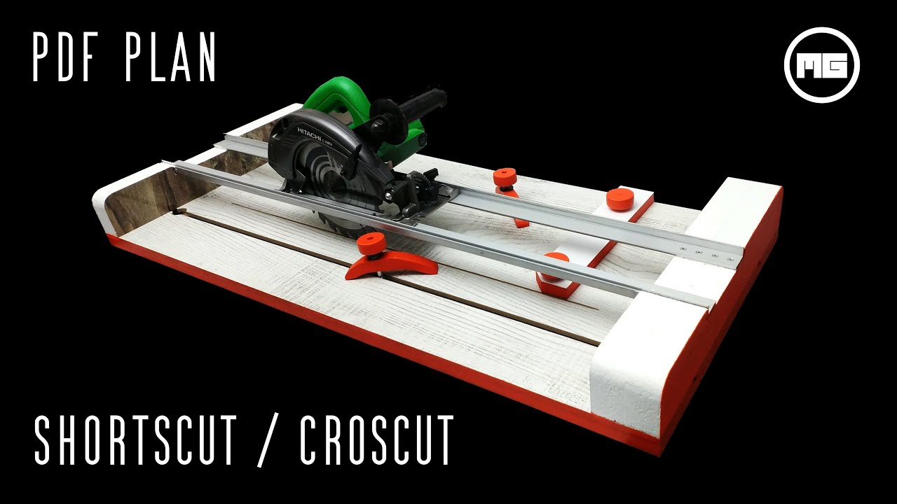 Самодельная циркулярная пила и приспособление для поперечной резки || Circular Saw Crosscut Jig