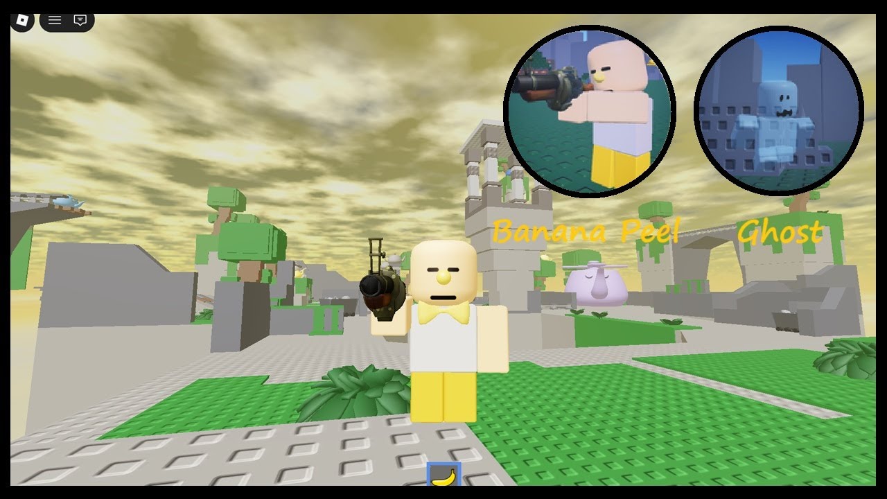 How to get 'BANANA PEEL' and 'GHOST' badge in BE BABY PURSUER (Roblox)