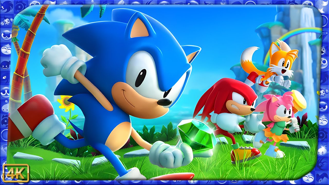 Sonic Superstars ⁴ᴷ Full Playthrough (Story Mode, All 7 Chaos Emeralds) 4-Players