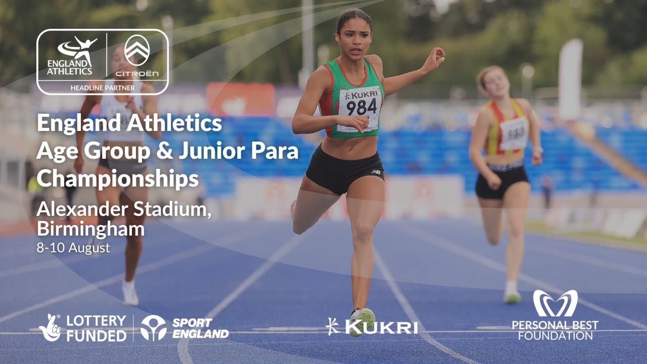 England Athletics Age Group & Junior Para Championships, 2025, Day 1 - Track Stream