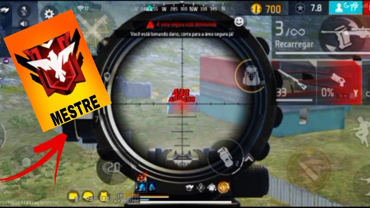 🔥 PEGUEI MESTRE NA NOVA TEMPORADA! SUBI MUITO RÁPIDO NA RANQUEADA DO FREE FIRE