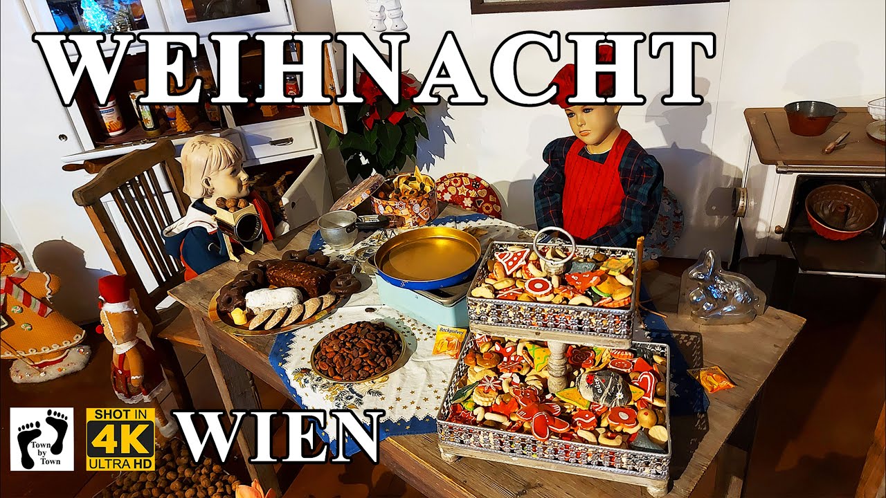 💥 Weihnacht in Wien, Blumengärten Hirschstetten, Vienna City Walking, 4k