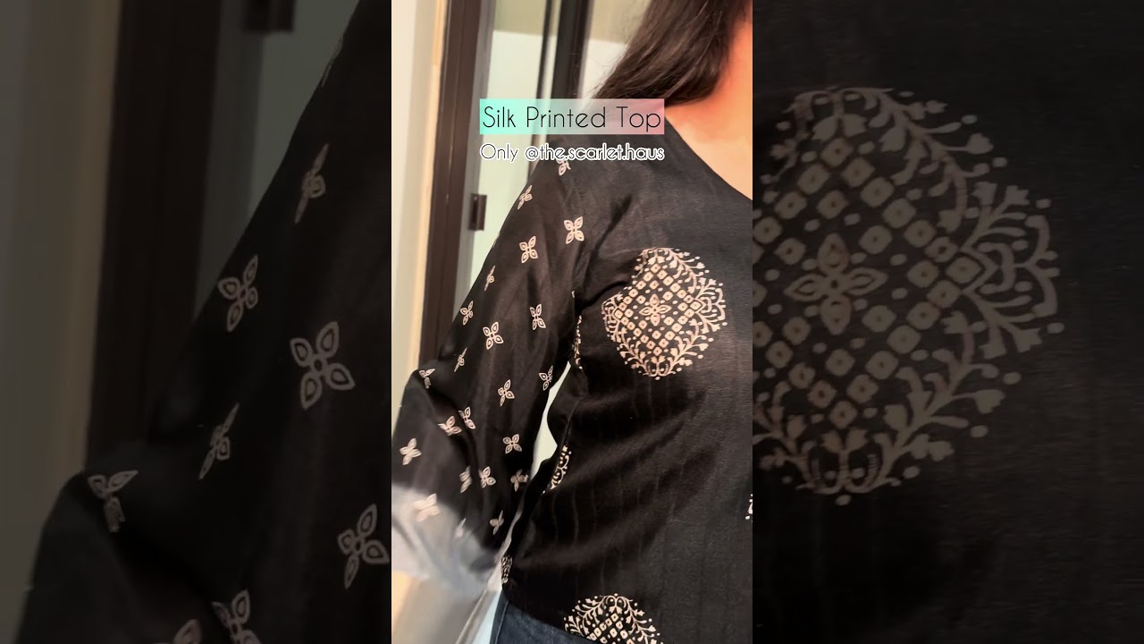 Elevate your festive style with a timeless silk top #fashion #brand #top #silk #fastfashion #boho