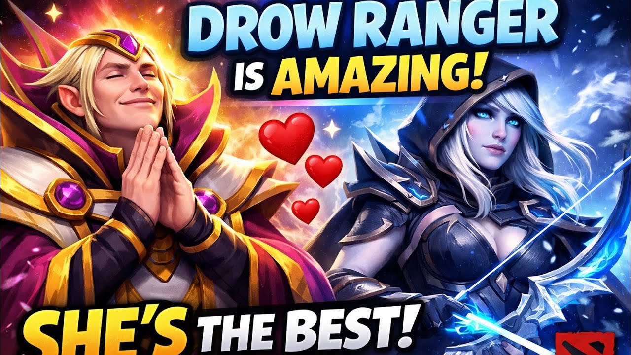Sniper Denied all the Creeps, Gap, Losing 3 lanes, Made a Comeback, Thanks to Drow Ranger! | Dota2