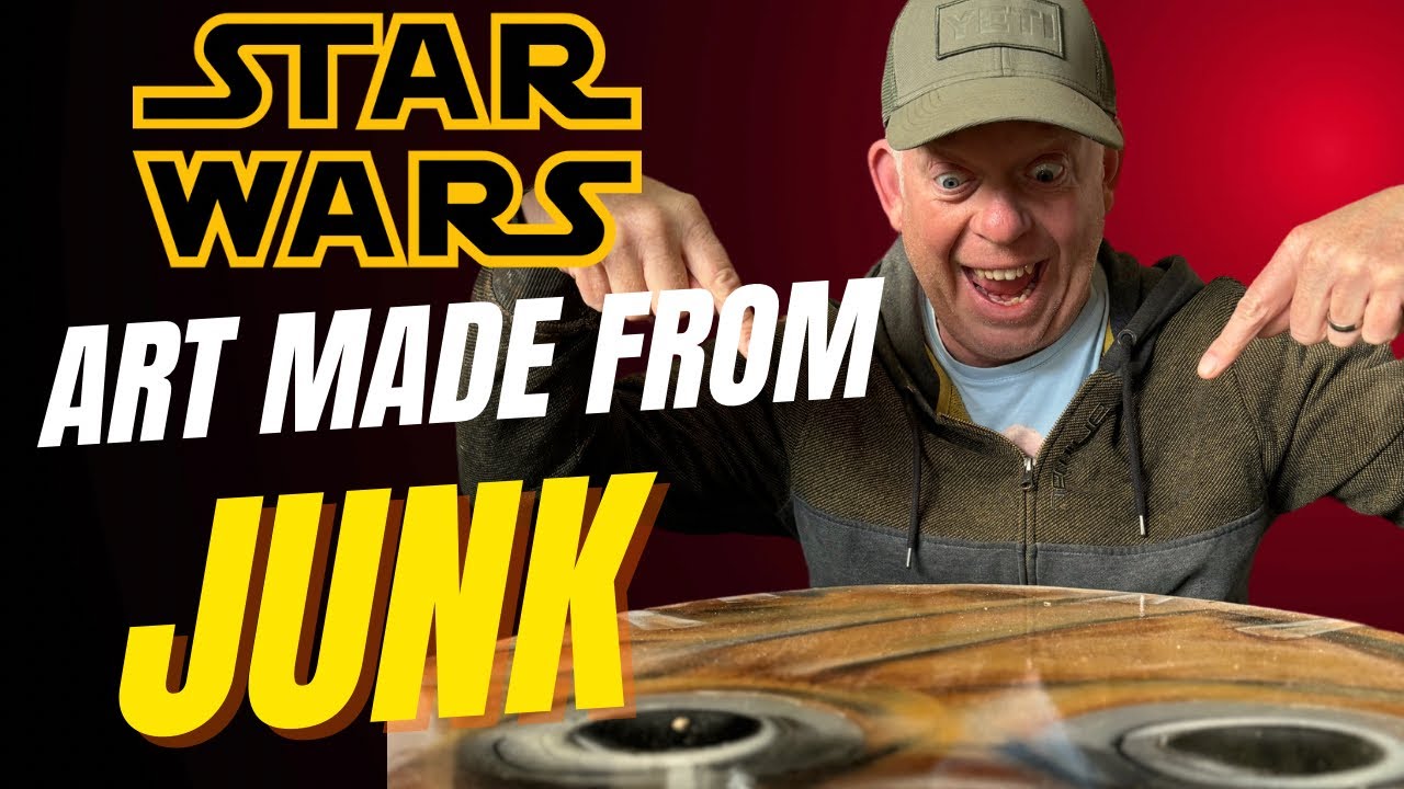 Graffiti Artist Makes Insane Star Wars Art From Junk! 🔥