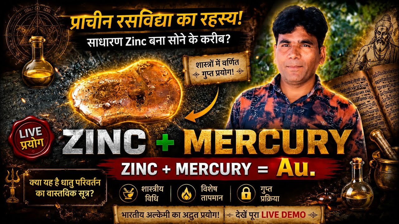 zinc mercury experiment result.Au ।।जस्त पारा कपूर एक्सपरिमेन्ट देखिय क्या हुआ?