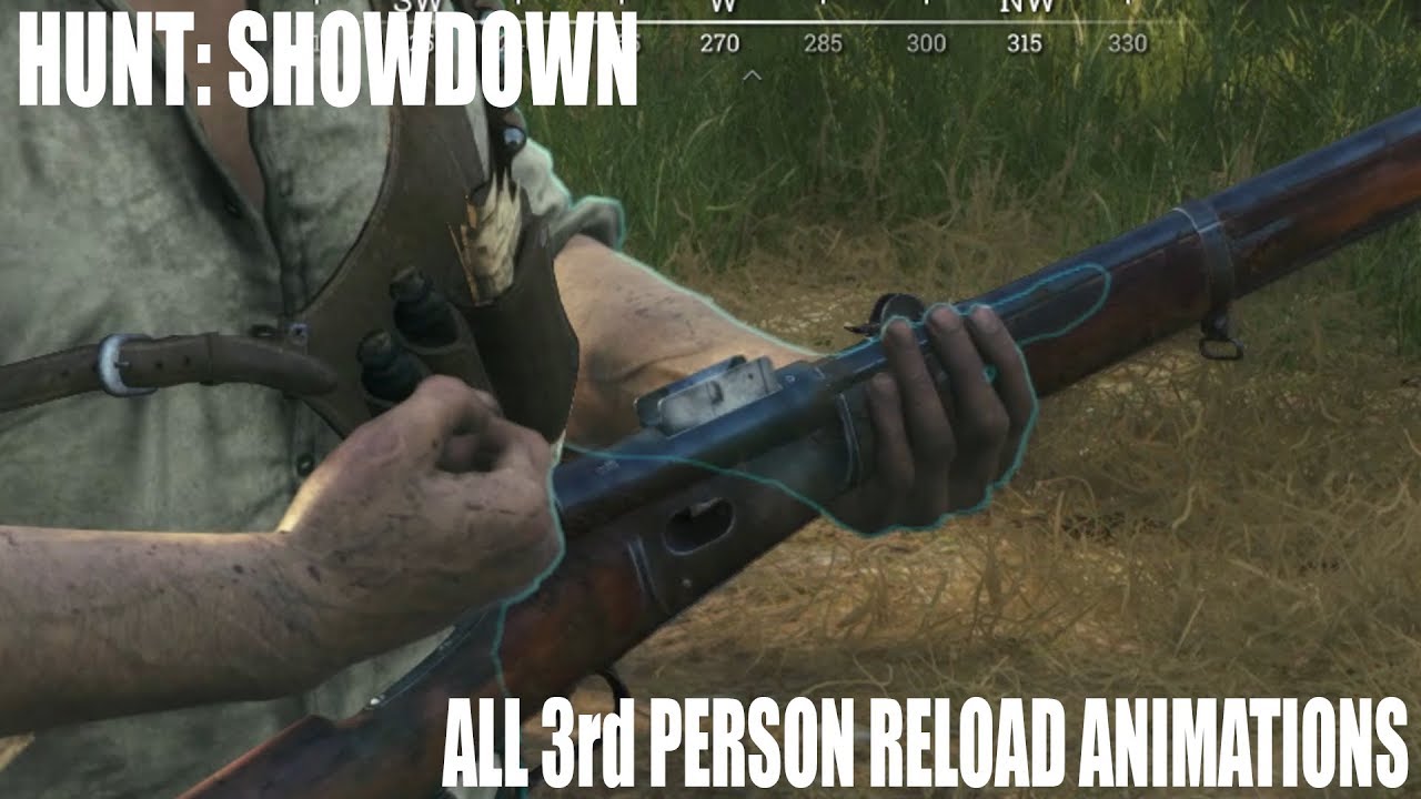 Hunt: Showdown - ALL 3rd person weapon reload animations