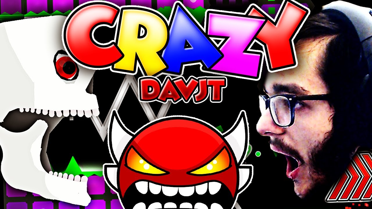 CRAZY 100% (INSANE DEMON) by DavJT | Geometry dash 2.1 | SoulsTRK
