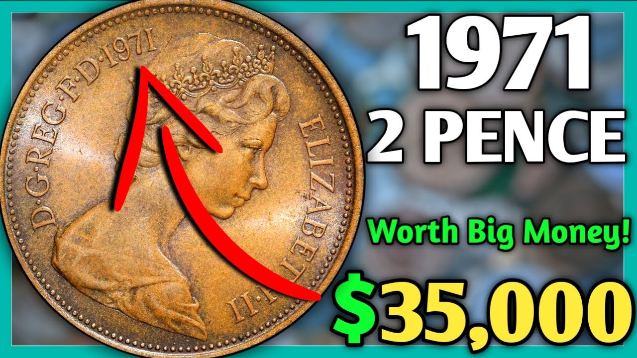 1971 Elizabeth 2 New Pence Coin Value | How Much is a 1971 Elizabeth 2 New Pence Worth?