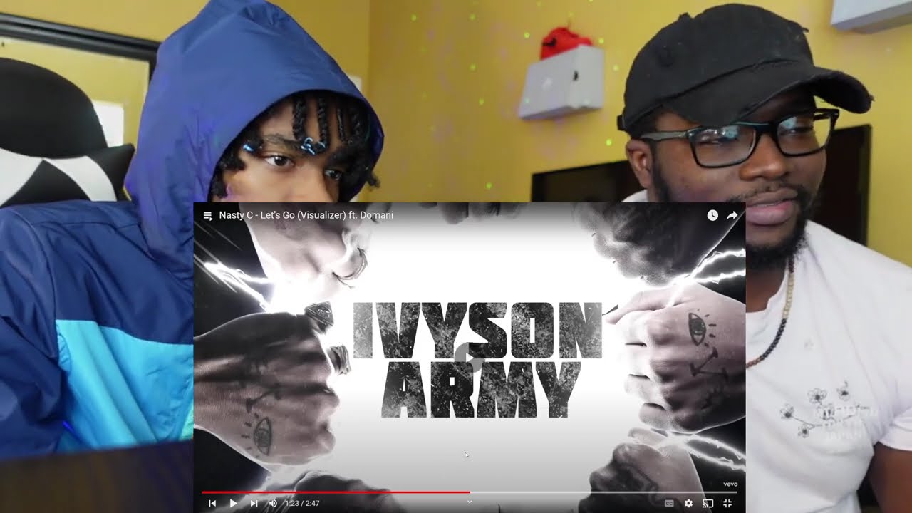 Nasty C - Let's Go (Visualizer) ft. Domani | REACTION |