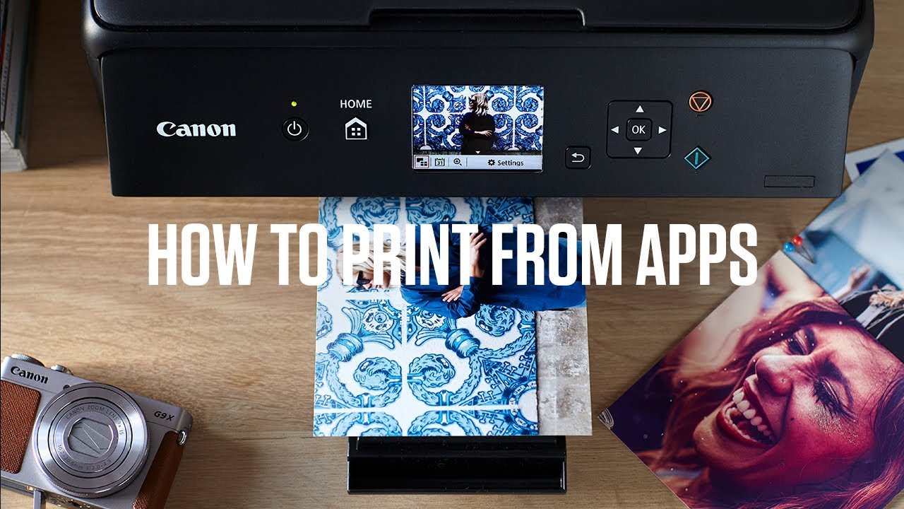 Canon PIXMA TS Series: How to print from apps
